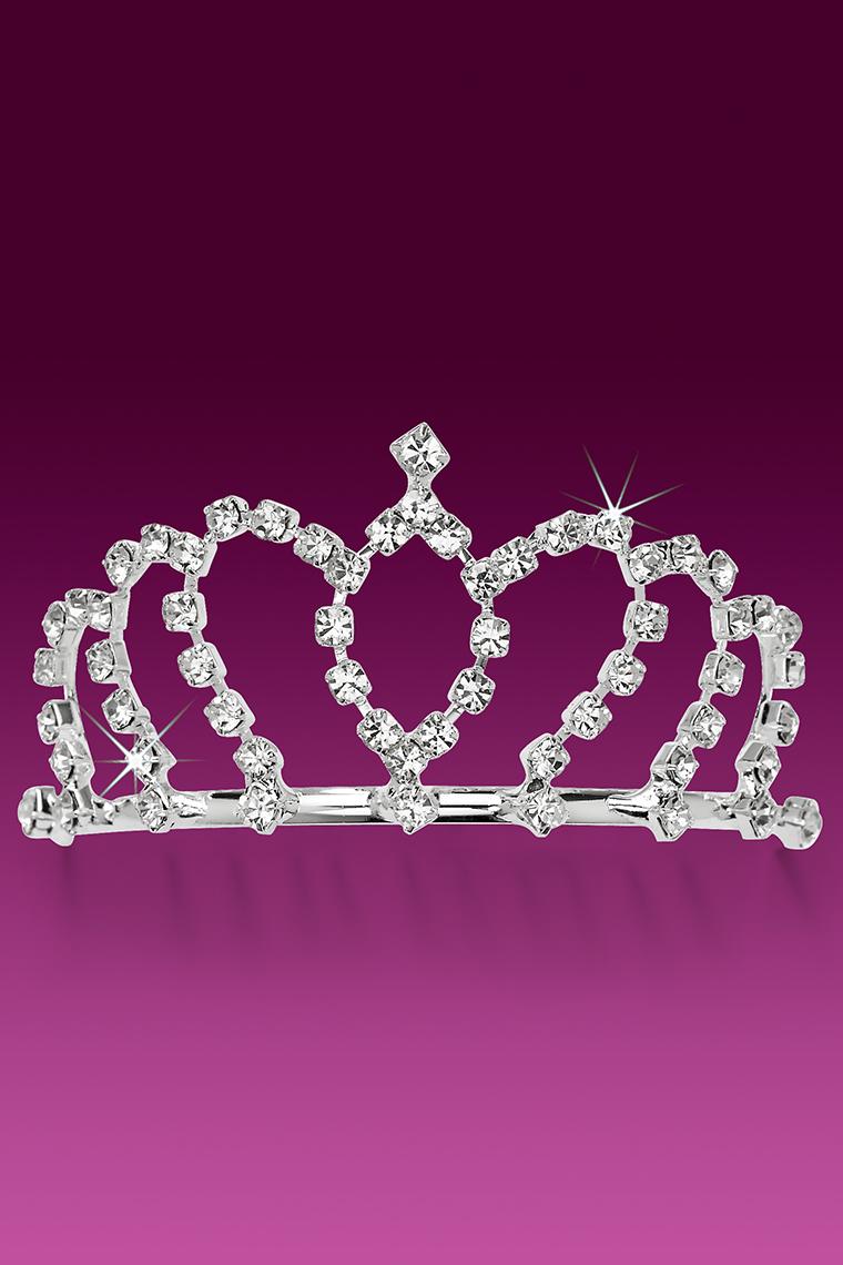 Crown Royale Crystal Rhinestone Tiara Comb