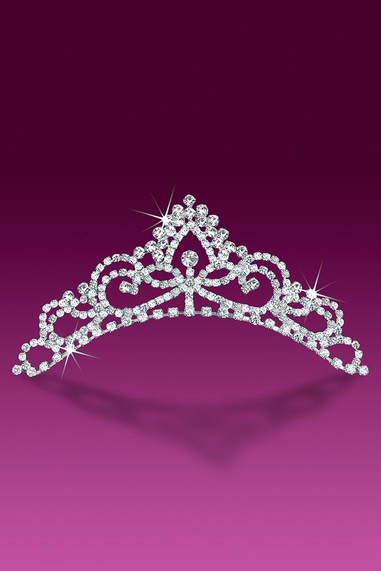 Princess Style Crystal Rhinestone Tiara Comb