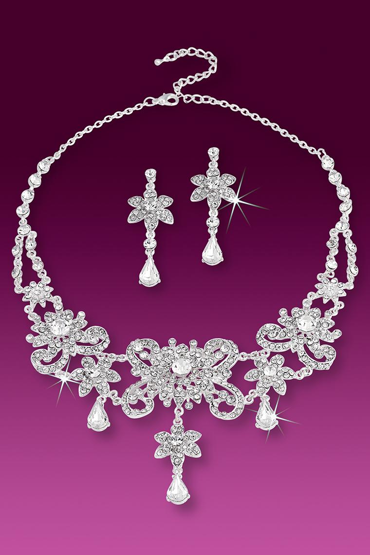 Rhinestone Antoinette Rhinestone Jewelry Set