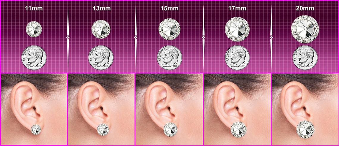 Measuring Earrings Diameter size  Nose ring sizes Hinged ring Titanium  jewelry